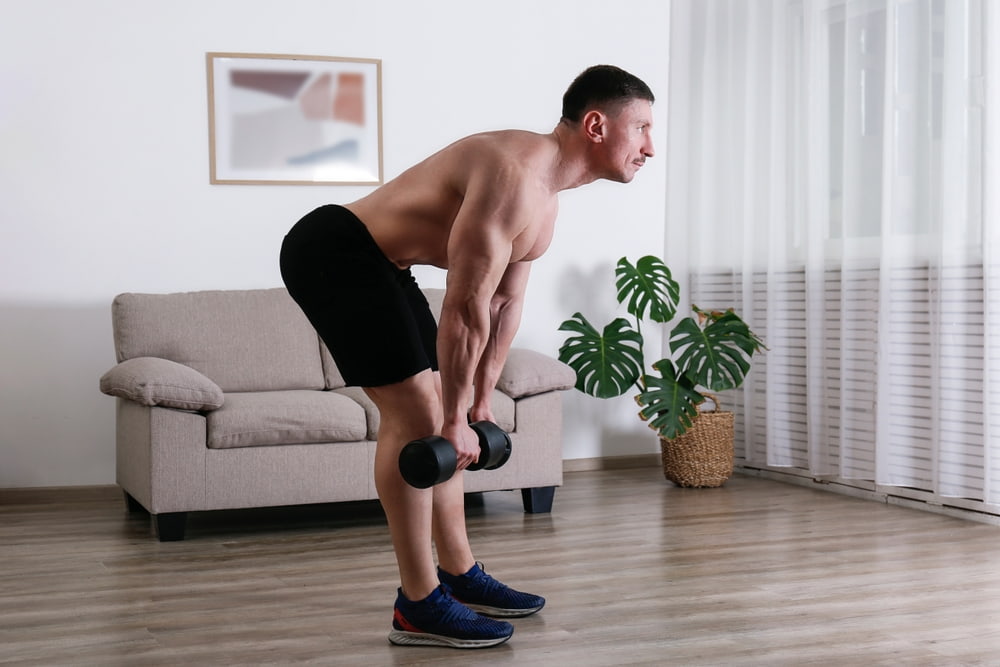 Dumbbell Deadlifts