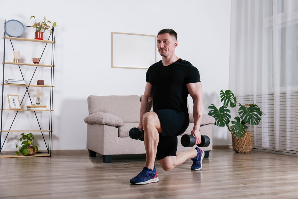 Dumbbell Lunges
