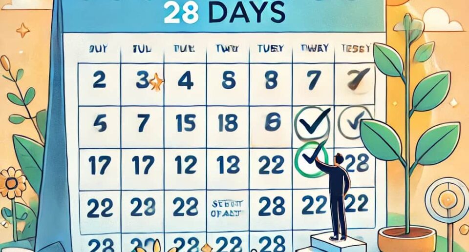 28 days to build a habit
