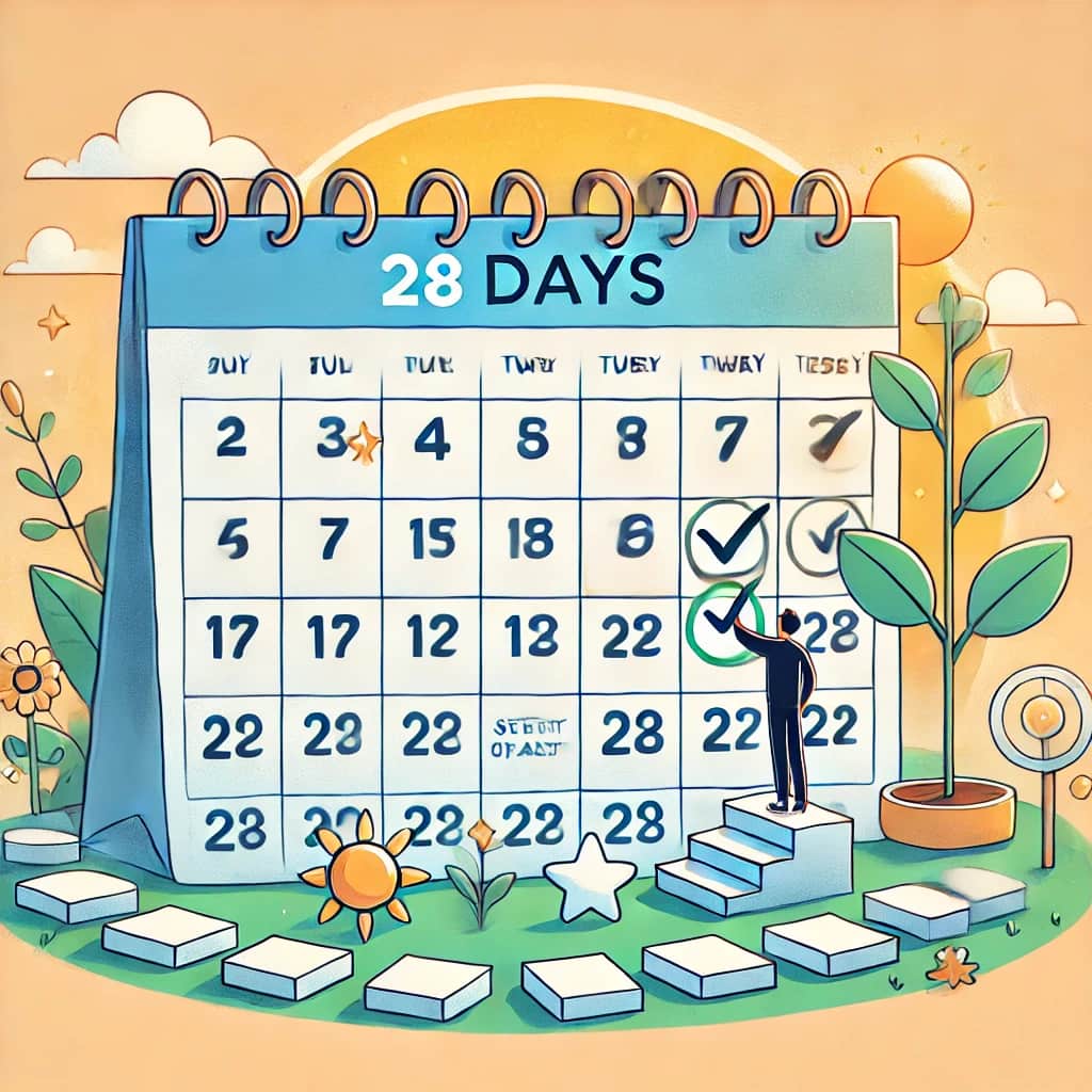 28 days to build a habit
