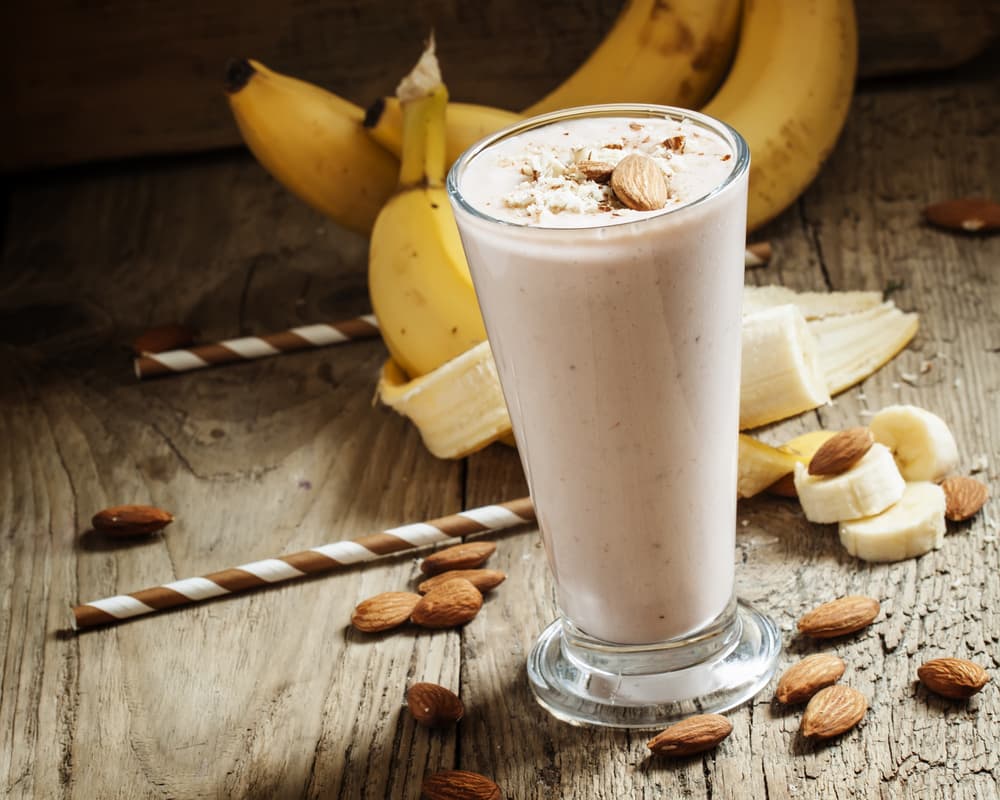 Bananas and almonds