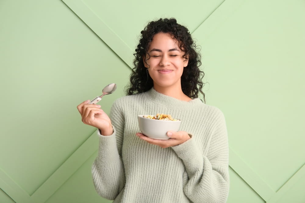 Healthy eating as a self care habit to reduce stress and anxiety