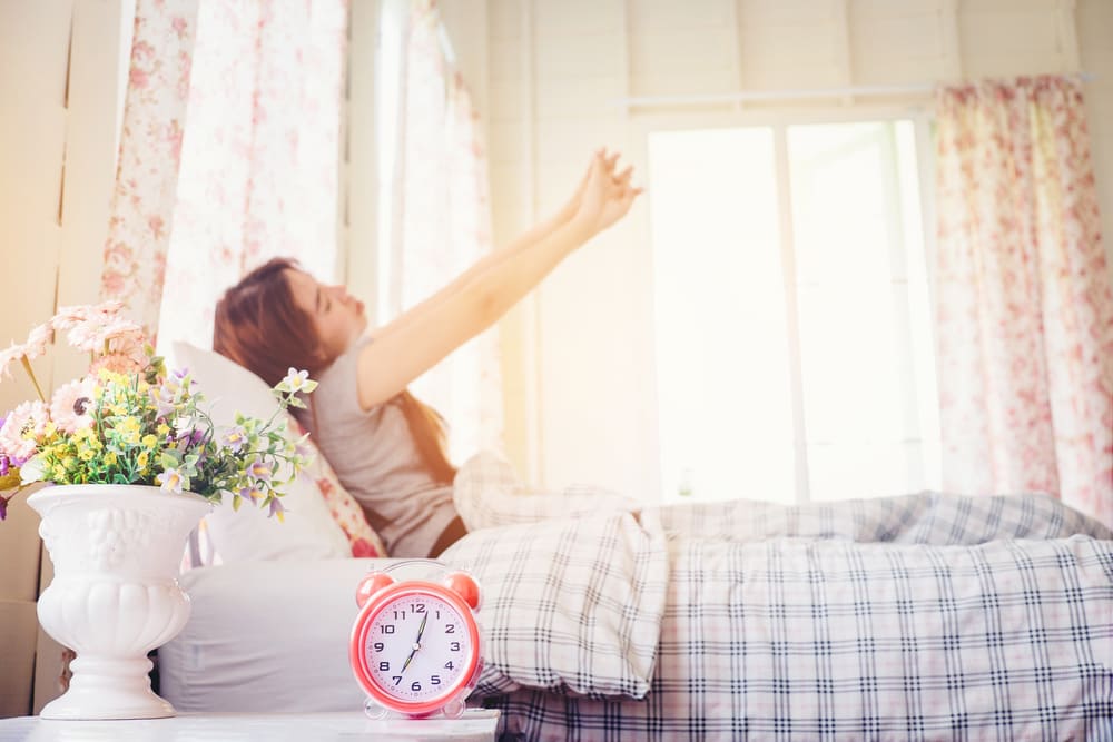 "Wake up early for a productive and happy start to the day."
