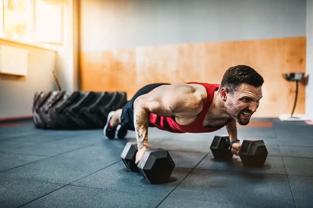 Upper body crossfit workout