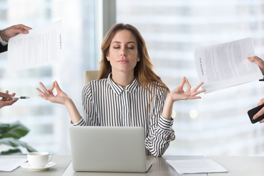How meditation can improve work life balance