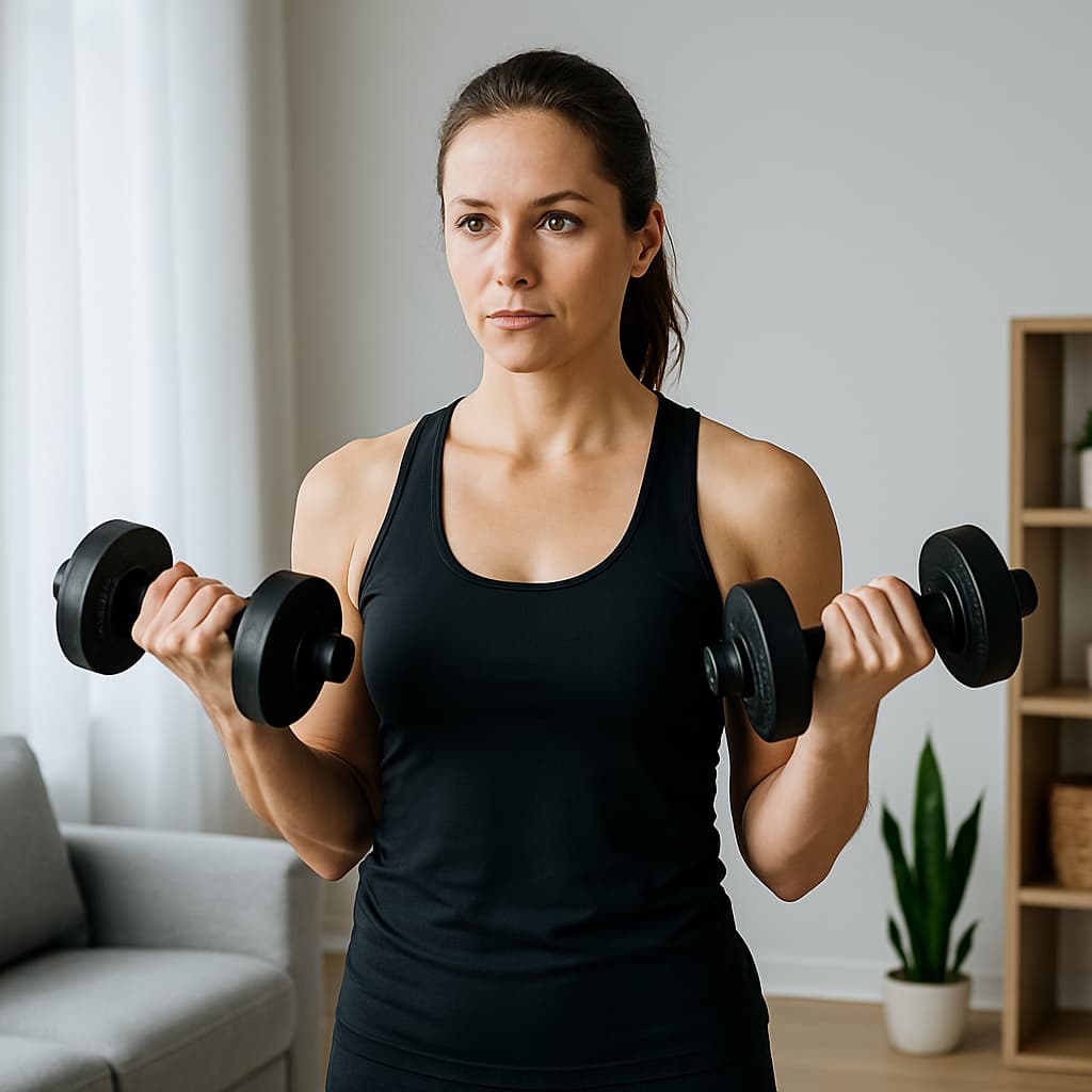 Best Upper Body Dumbbell Workout at Home (Beginner Friendly Guide)