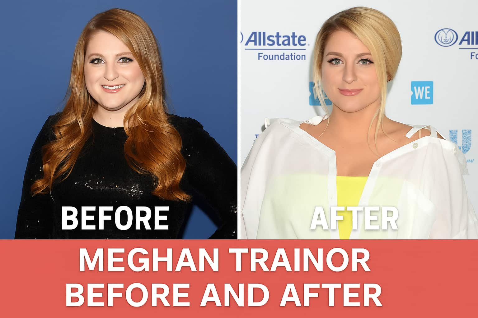 Meghan Trainor Before and After