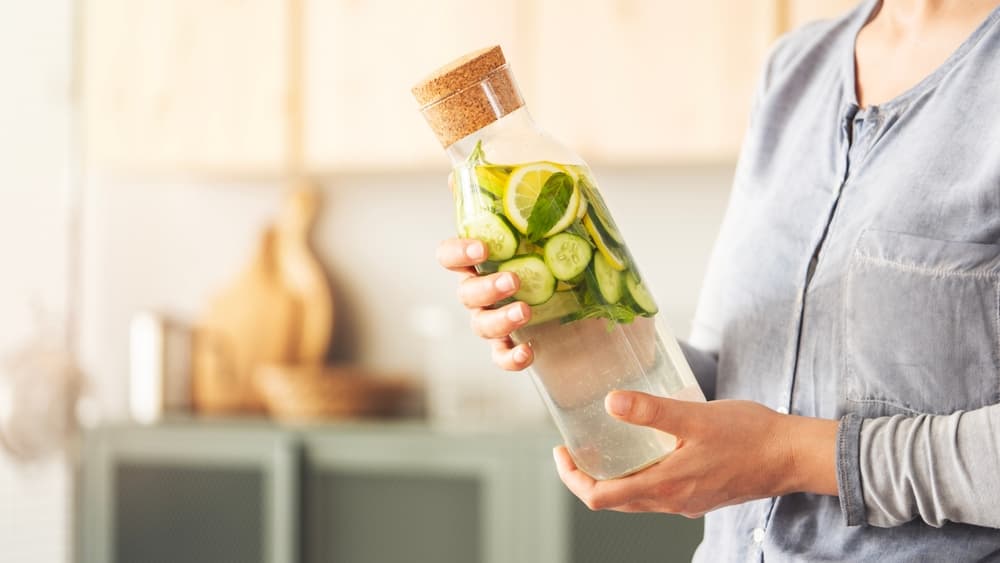 Cucumber, Lemon, and Mint Detox Water