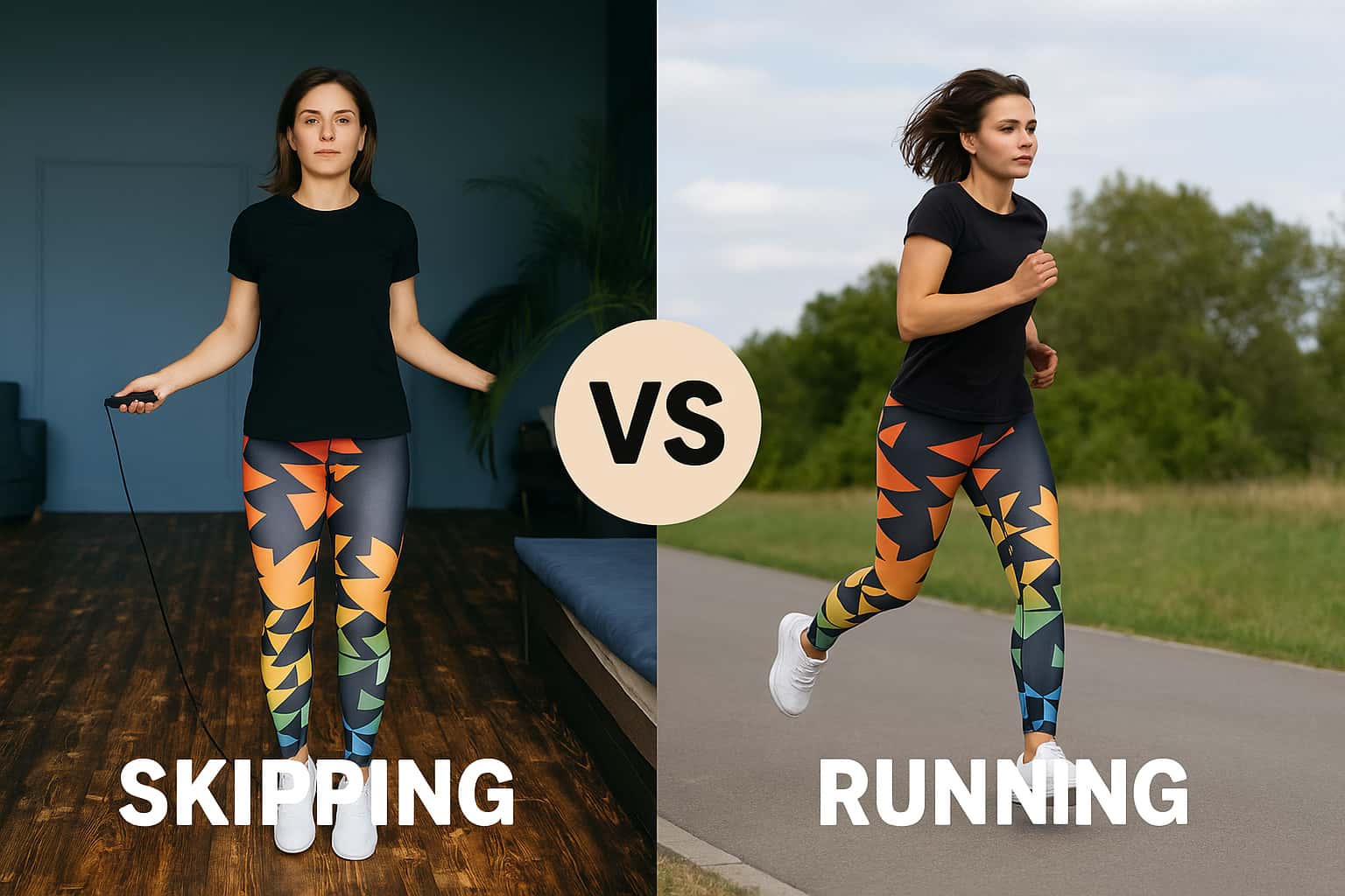 Skipping vs Running
