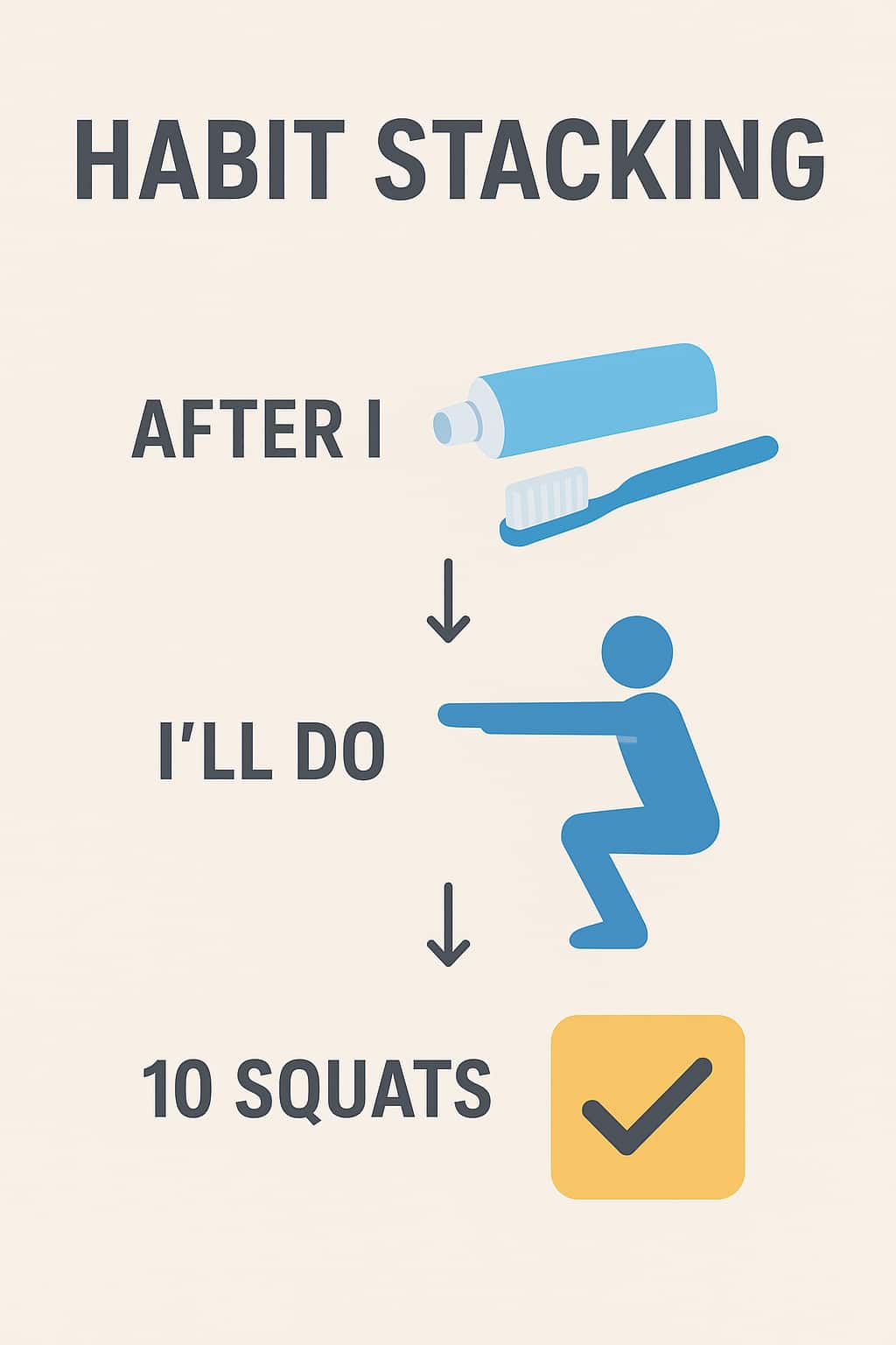 The 'habit stacking' method