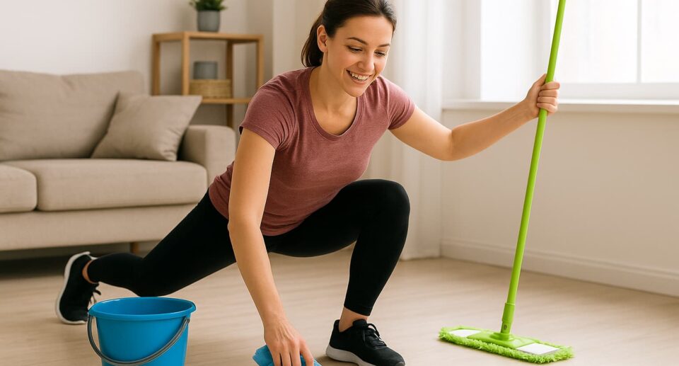 turn household chores into a workout
