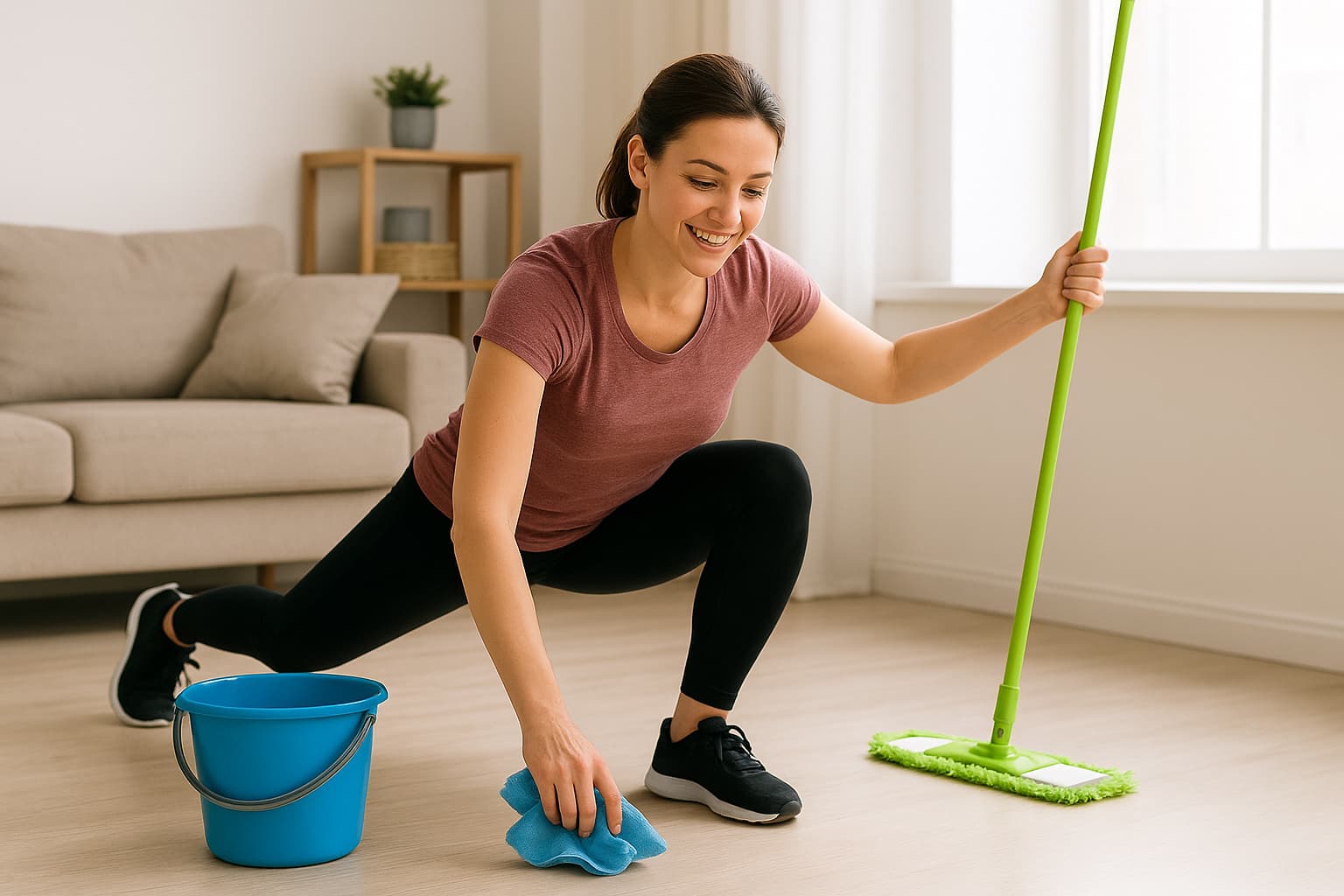 How to turn household chores into a workout