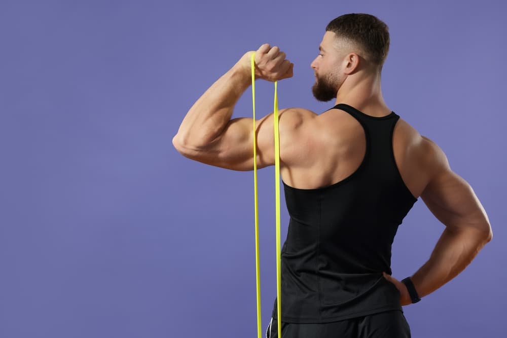 Resistance Band Tricep Extensions