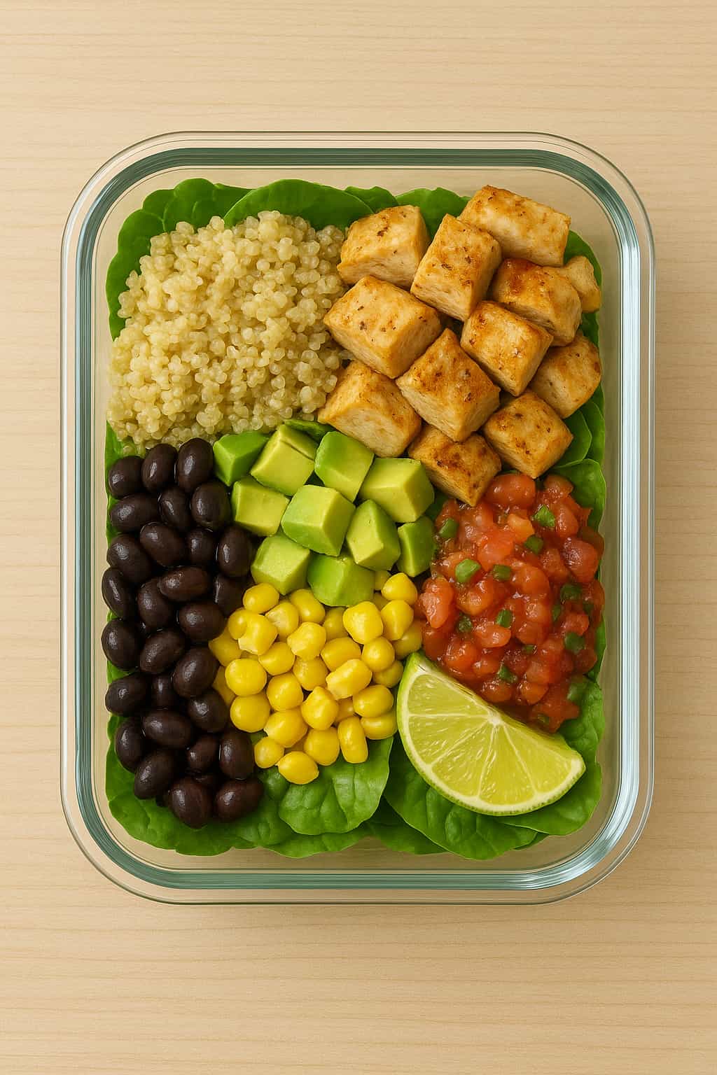 Southwest ChickenBlack Bean Bowl