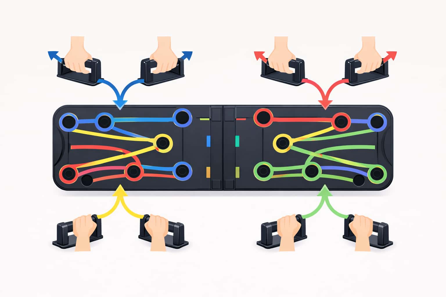 push up board workout routine for home gym
