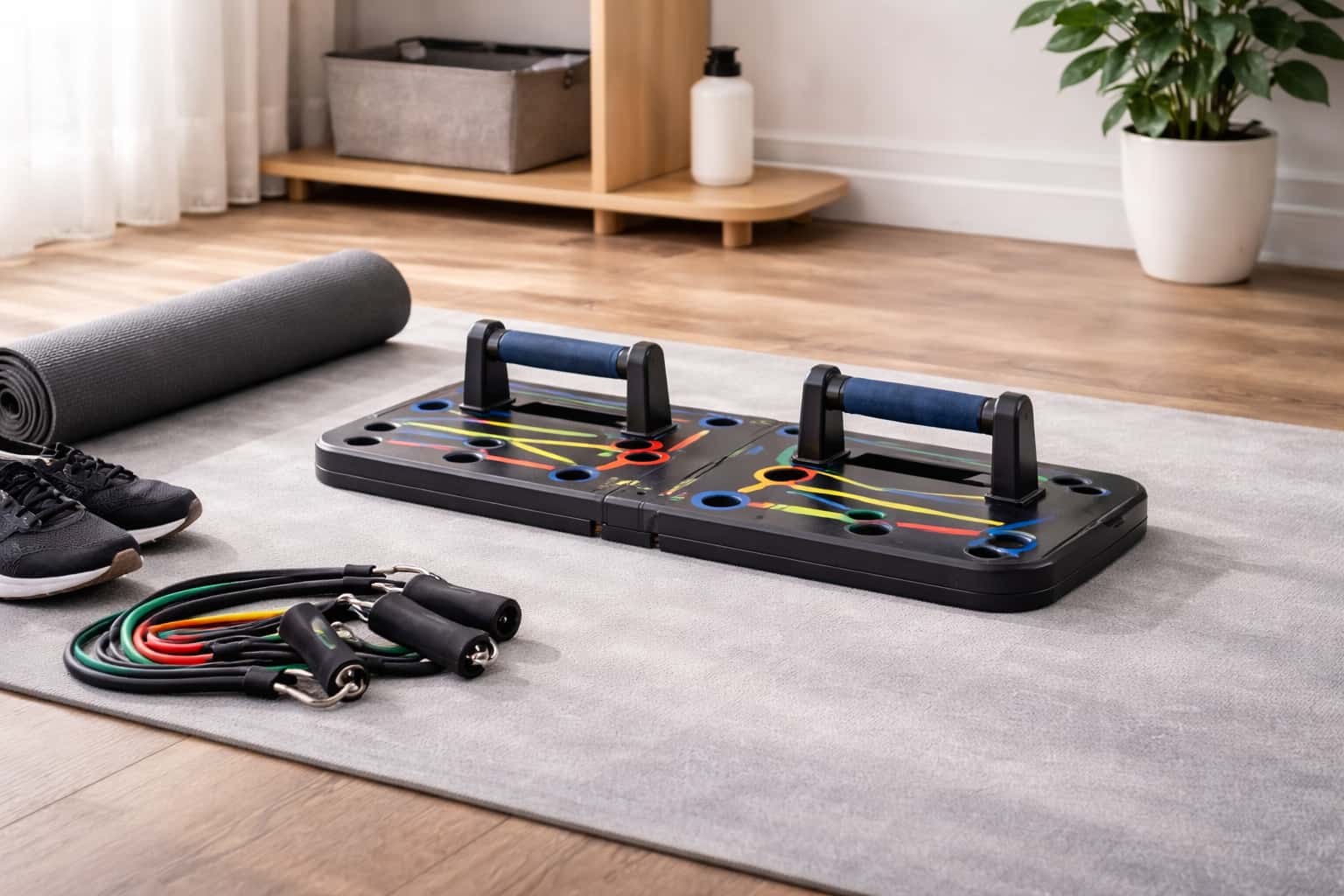 home workout push up board equipment review