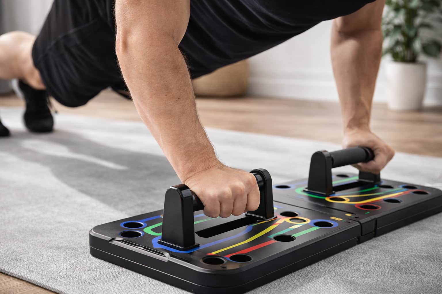 push up board wrist neutral grip ergonomic handles