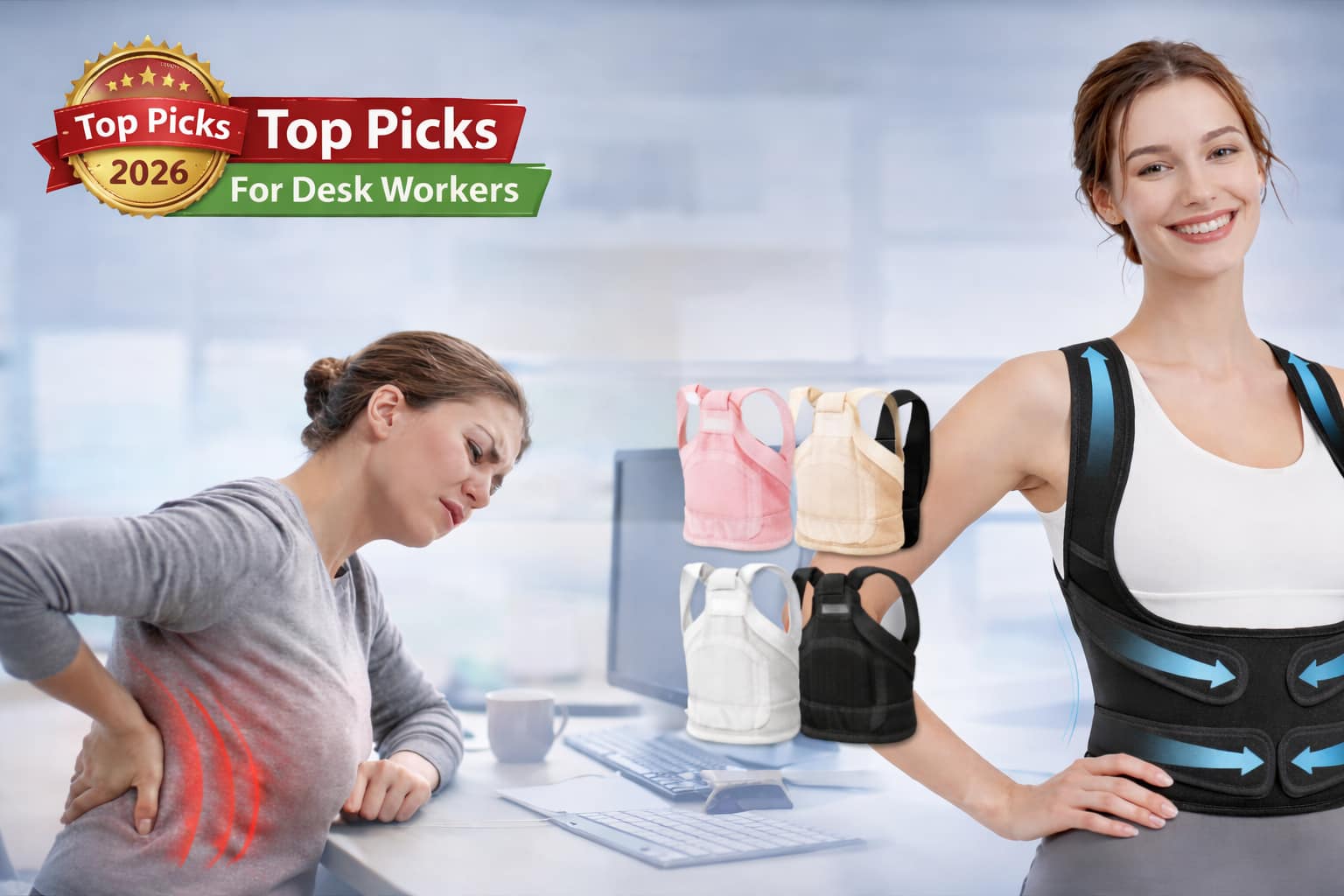 5 Best Posture Correctors for Women Who Work at Desks (2026 Reviews & Top Picks)