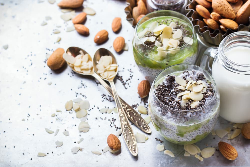 Chia Seed Pudding with Almond Milk