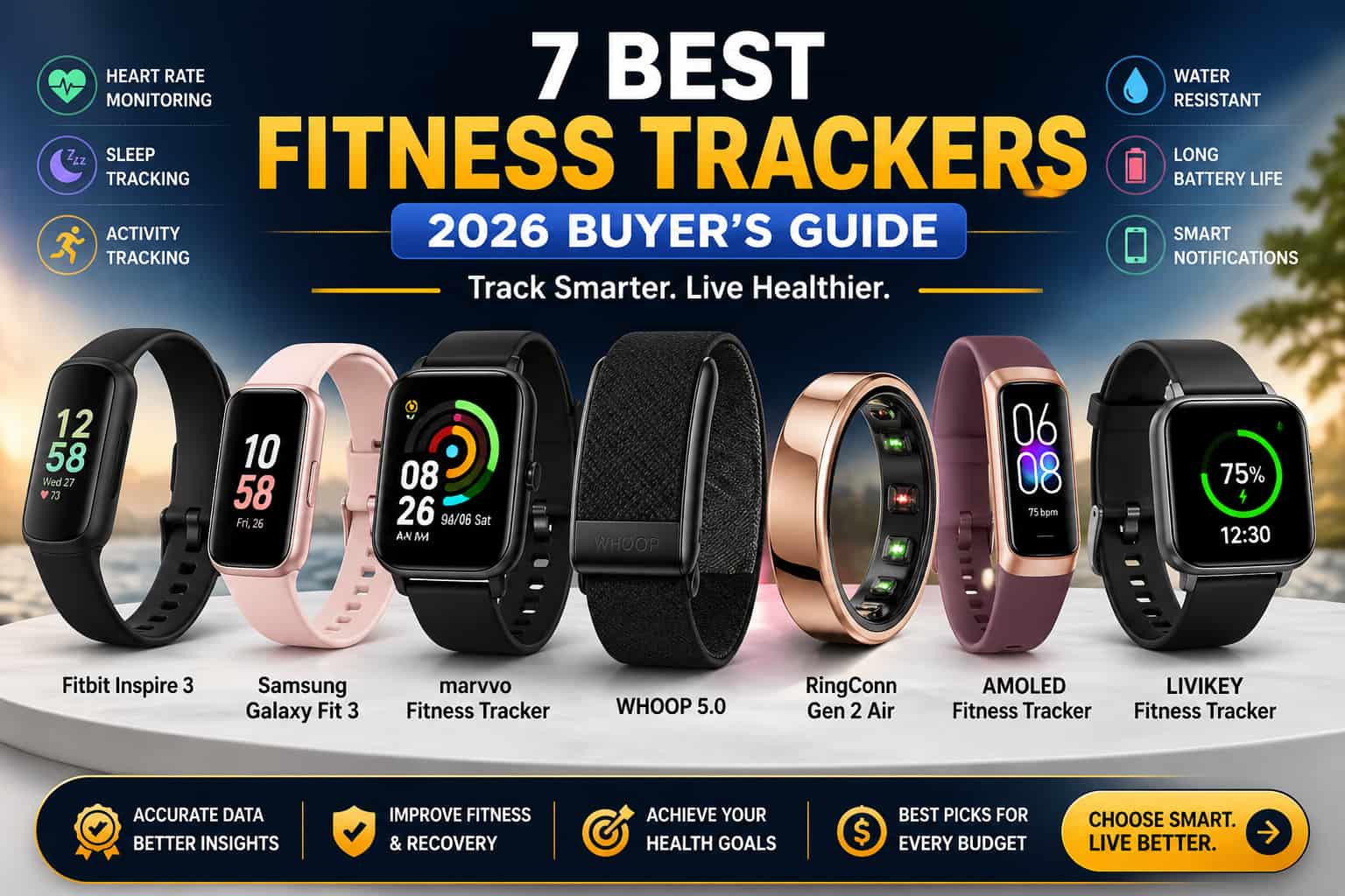 Smartwatches and Fitness Trackers for Men & Women (2026 Guide): Top Picks for Health, Style & Performance